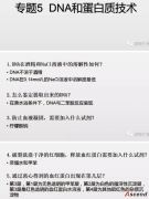 DNA与蛋白质的提取和分离